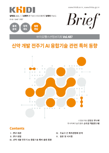 신약 개발 전주기 AI 융합기술 관련 특허 동향